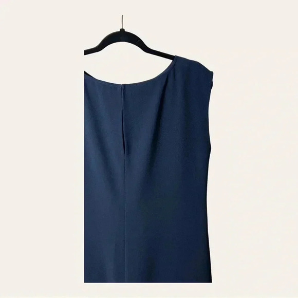 0691. POLO RALPH LAUREN SHEATH DRESS NAVY BLUE‎ IN COLOR SIZE 4 - Picture 8 of 9